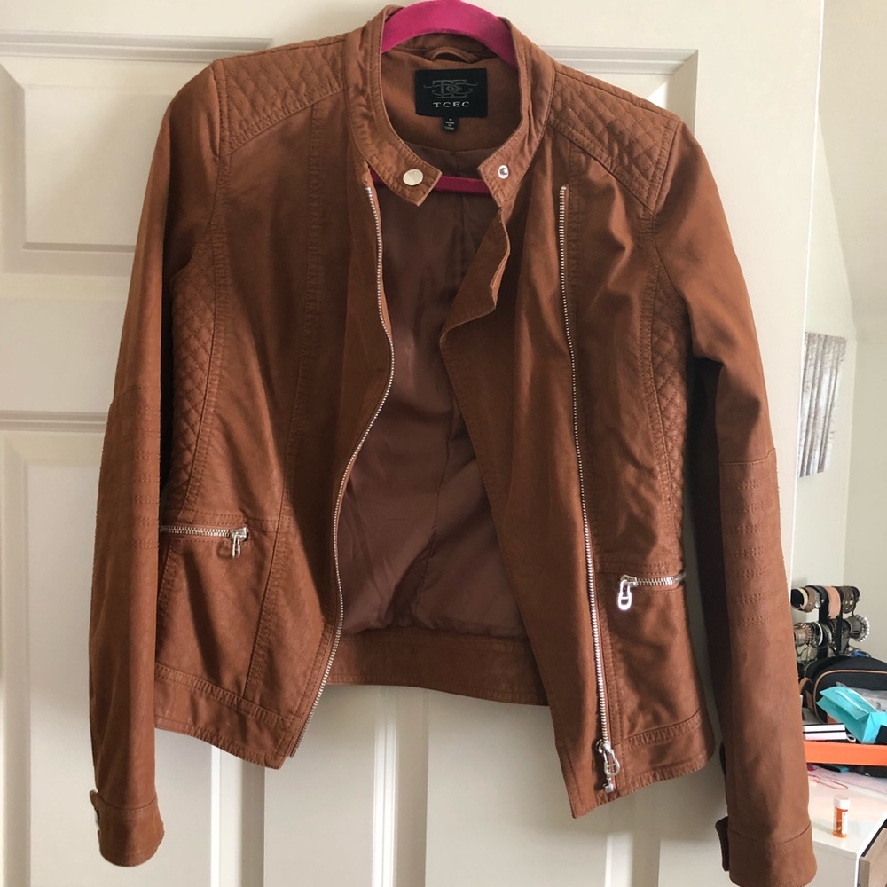 brown jacket